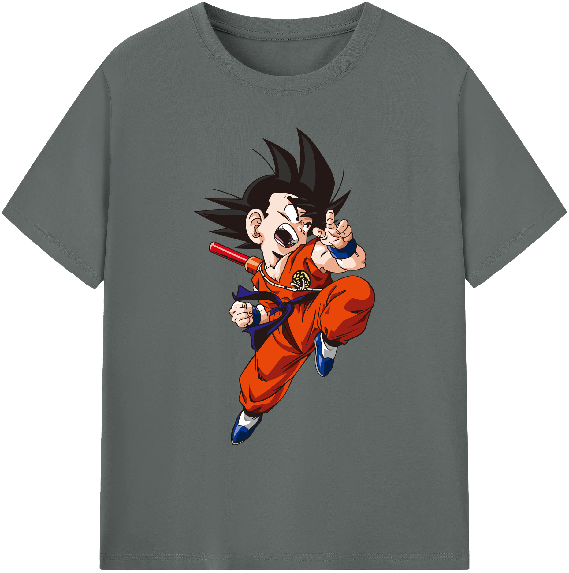 （画像用） ドラゴンボール 孫悟空（そん ごくう）Son Goku カカロット DRAGON BALL Kakarotto 綿100％ メンズ半袖Tシャツ｜肌触りやわらか＆通気性